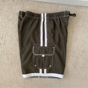 Joe Boxer Men Oliver Green Swim Board Shorts